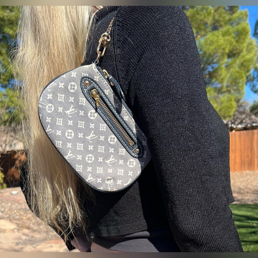 Louis Vuitton Monogram Denim Pochette Bag - Picture 2 of 8